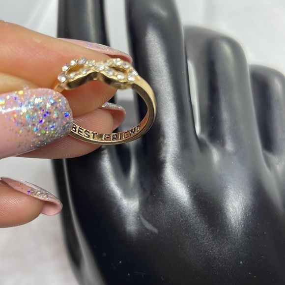 Best Friend Infinity Gold And Silver Ring Set - Picture 11 of 12